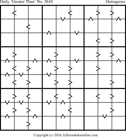 Killer Sudoku for 3/2/2016