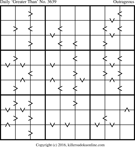 Killer Sudoku for 3/31/2016