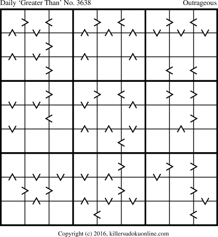 Killer Sudoku for 3/30/2016