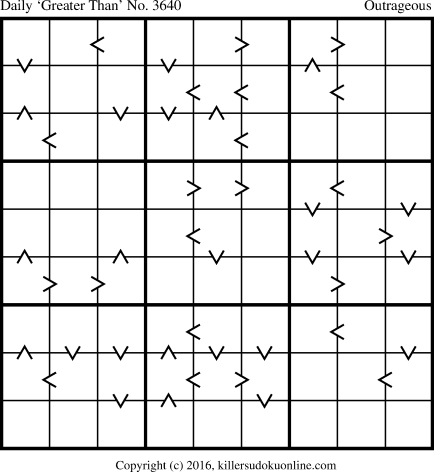 Killer Sudoku for 4/1/2016