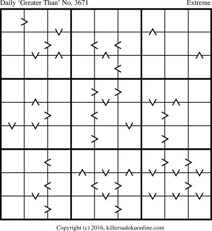 Killer Sudoku for 5/2/2016