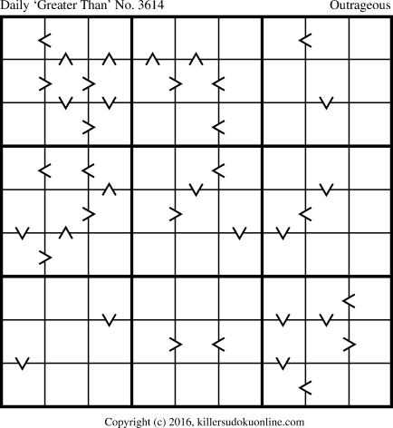 Killer Sudoku for 3/6/2016