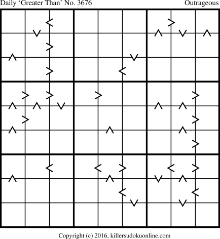 Killer Sudoku for 5/7/2016