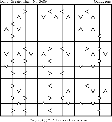 Killer Sudoku for 5/20/2016