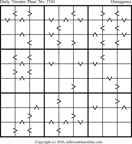 Killer Sudoku for 7/11/2016