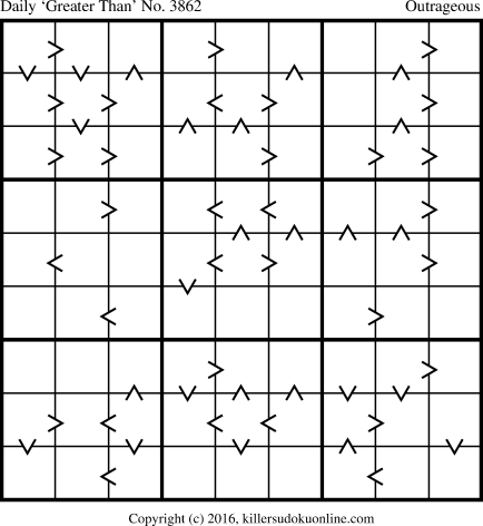 Killer Sudoku for 11/9/2016