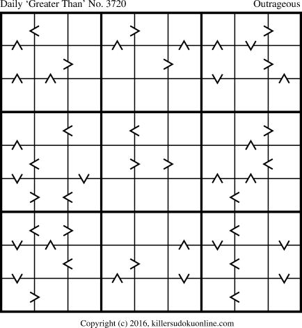 Killer Sudoku for 6/20/2016