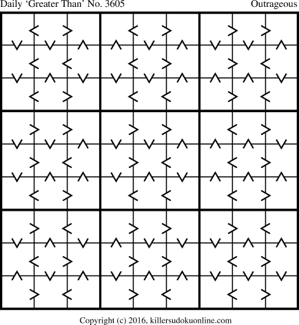 Killer Sudoku for 2/26/2016