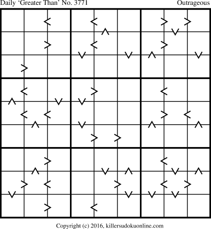 Killer Sudoku for 8/10/2016