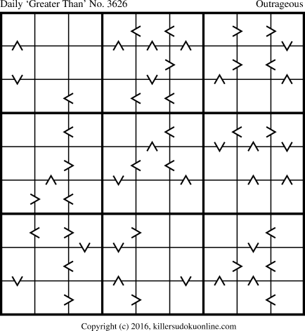 Killer Sudoku for 3/18/2016