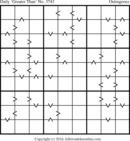 Killer Sudoku for 7/13/2016