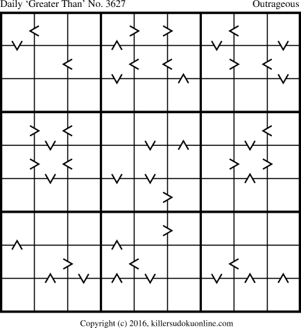 Killer Sudoku for 3/19/2016