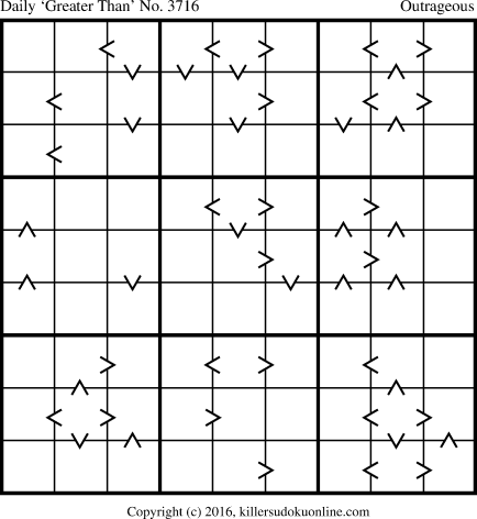Killer Sudoku for 6/16/2016