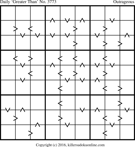 Killer Sudoku for 8/12/2016