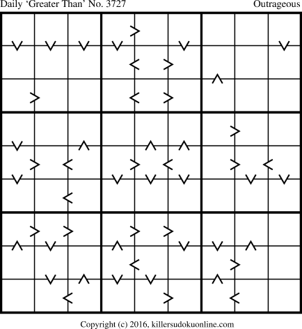 Killer Sudoku for 6/27/2016