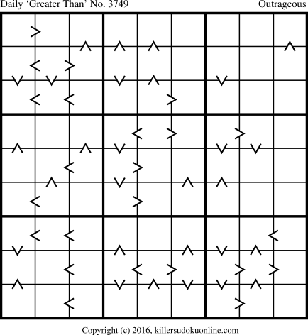 Killer Sudoku for 7/19/2016