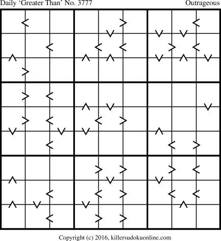 Killer Sudoku for 8/16/2016