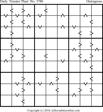 Killer Sudoku for 8/19/2016