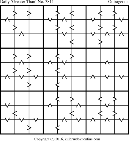 Killer Sudoku for 9/19/2016