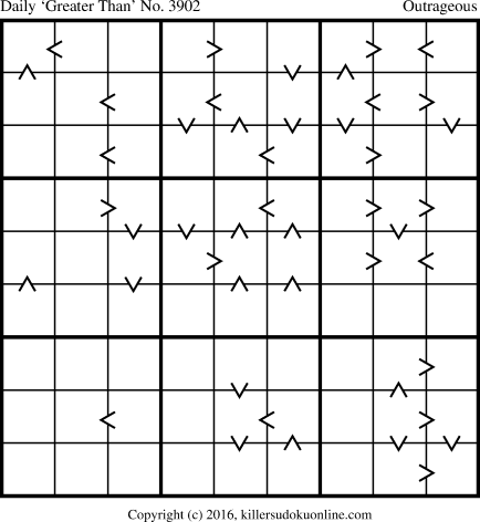 Killer Sudoku for 12/19/2016