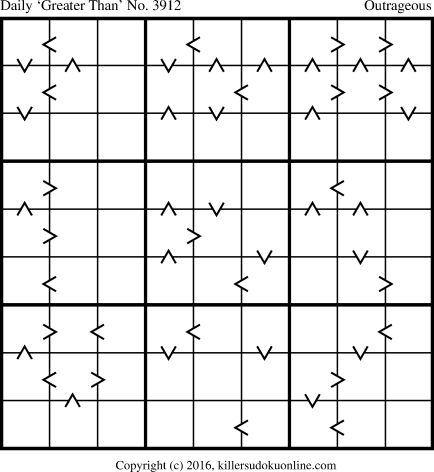 Killer Sudoku for 12/29/2016