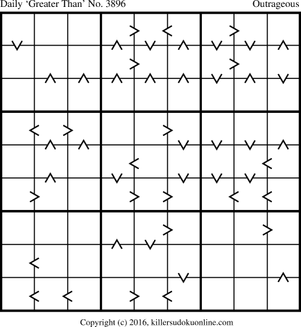 Killer Sudoku for 12/13/2016