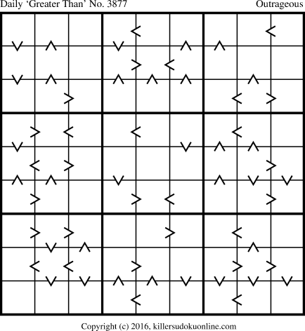 Killer Sudoku for 11/24/2016