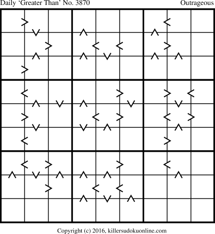 Killer Sudoku for 11/17/2016