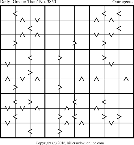 Killer Sudoku for 10/28/2016