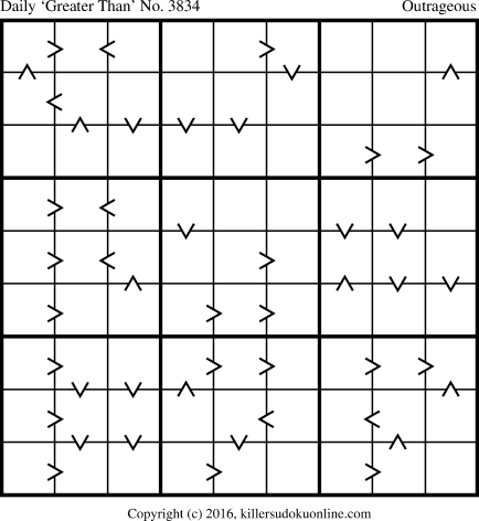Killer Sudoku for 10/12/2016