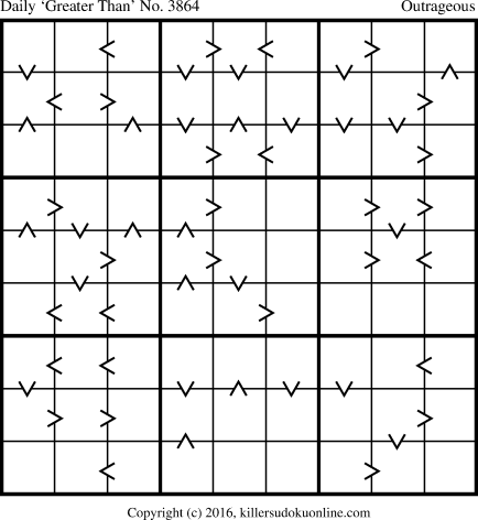 Killer Sudoku for 11/11/2016