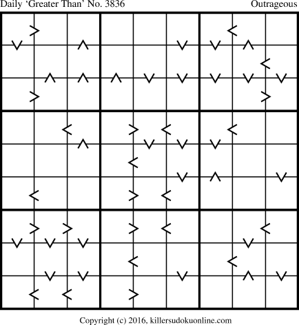 Killer Sudoku for 10/14/2016