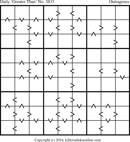 Killer Sudoku for 10/11/2016