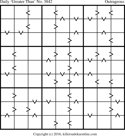 Killer Sudoku for 10/20/2016