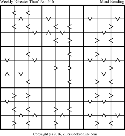 Killer Sudoku for 7/4/2016
