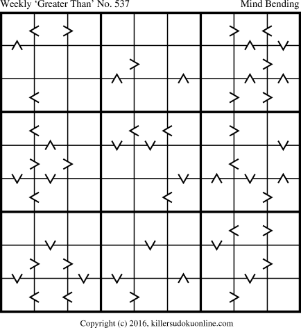 Killer Sudoku for 5/2/2016