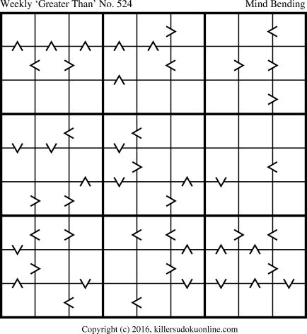 Killer Sudoku for 2/1/2016