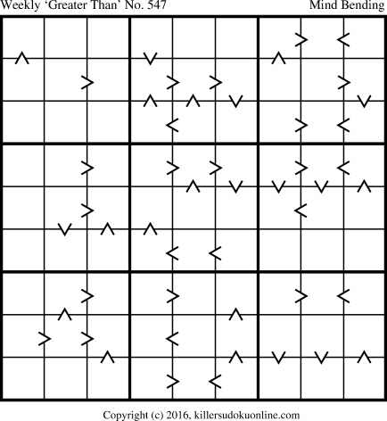 Killer Sudoku for 7/11/2016