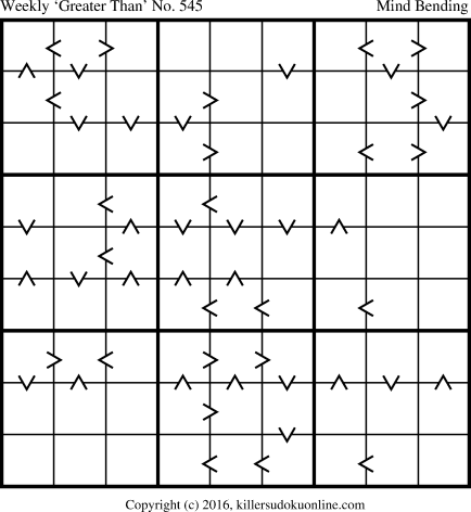 Killer Sudoku for 6/27/2016