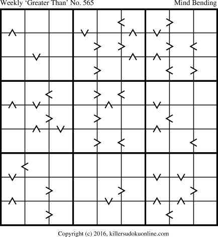 Killer Sudoku for 11/14/2016