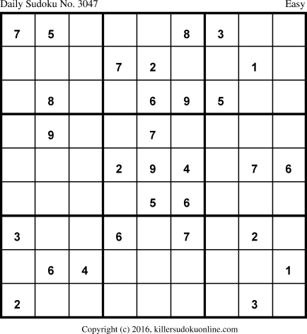 Killer Sudoku for 7/6/2016