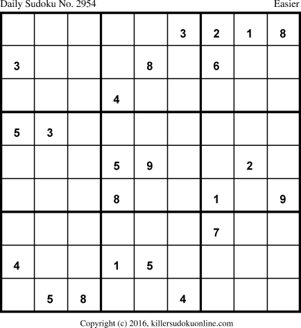 Killer Sudoku for 4/4/2016