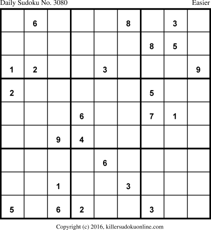 Killer Sudoku for 8/8/2016