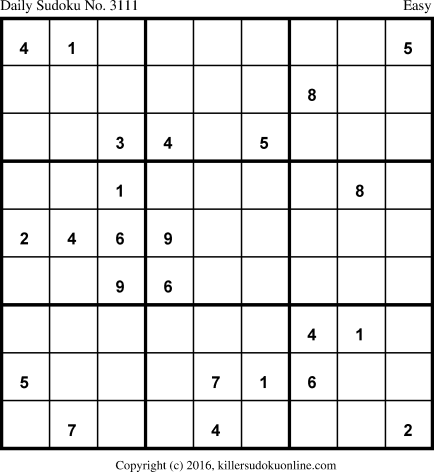 Killer Sudoku for 9/8/2016