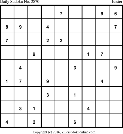 Killer Sudoku for 1/11/2016