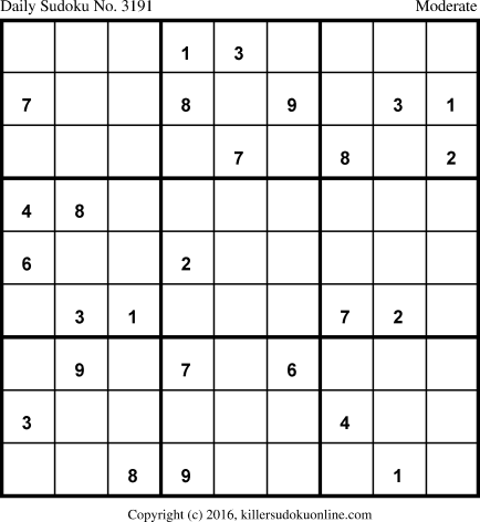 Killer Sudoku for 11/27/2016