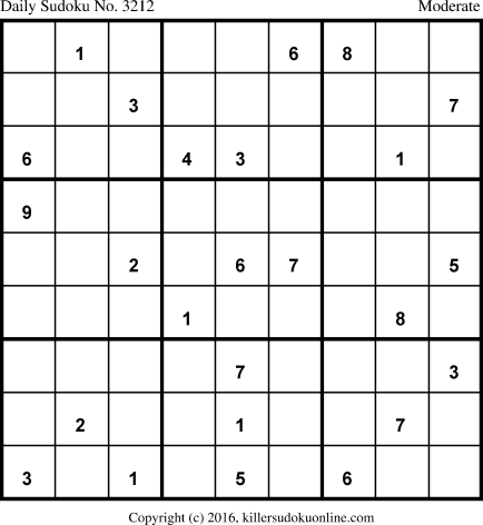 Killer Sudoku for 12/18/2016