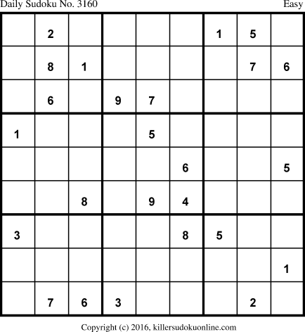Killer Sudoku for 10/27/2016