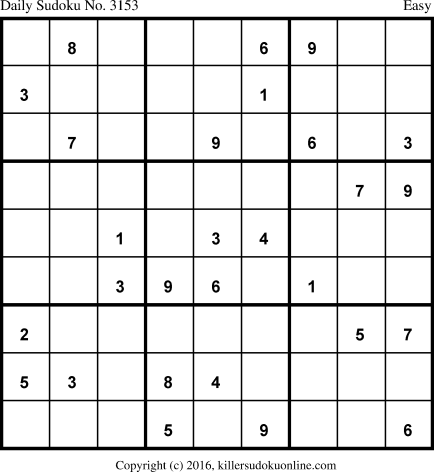 Killer Sudoku for 10/20/2016