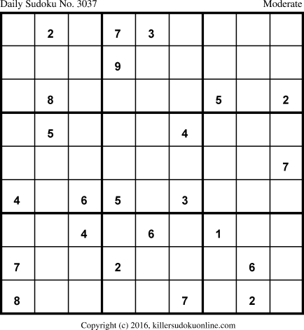 Killer Sudoku for 6/26/2016